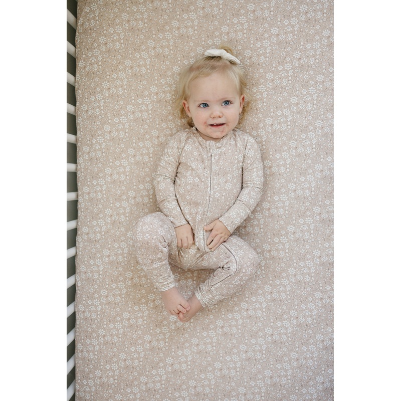 Dainty Ditsy Bamboo Crib Sheet