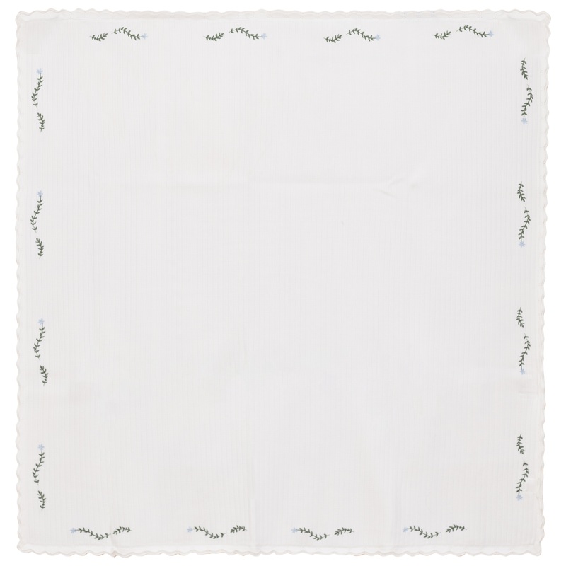 Rib Knit Blanket|Blue Mist|Off White/Blue|Off White/Dark Mauve|Rose Cloud|One Size