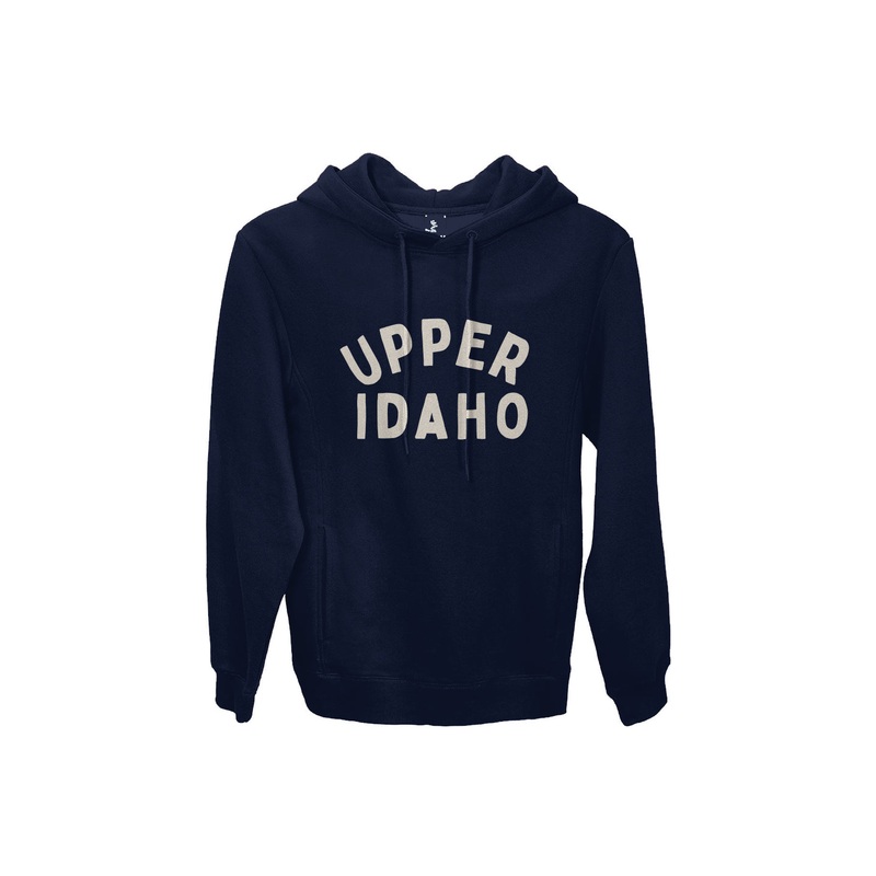 Upper Idaho Hoodie|Navy|Heather Grey|xs|s|m|l|xl|xxl|xxxl|4xl