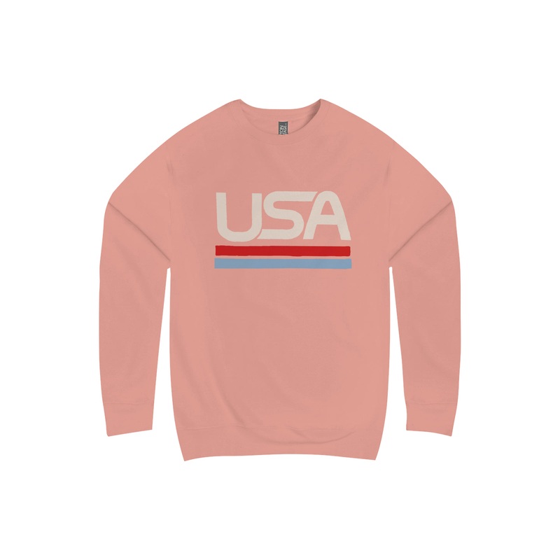 USA Crew Neck|Dusty Rose|Navy Blazer|Agave|black|xs|s|m|l|xl|xxl|xxxl