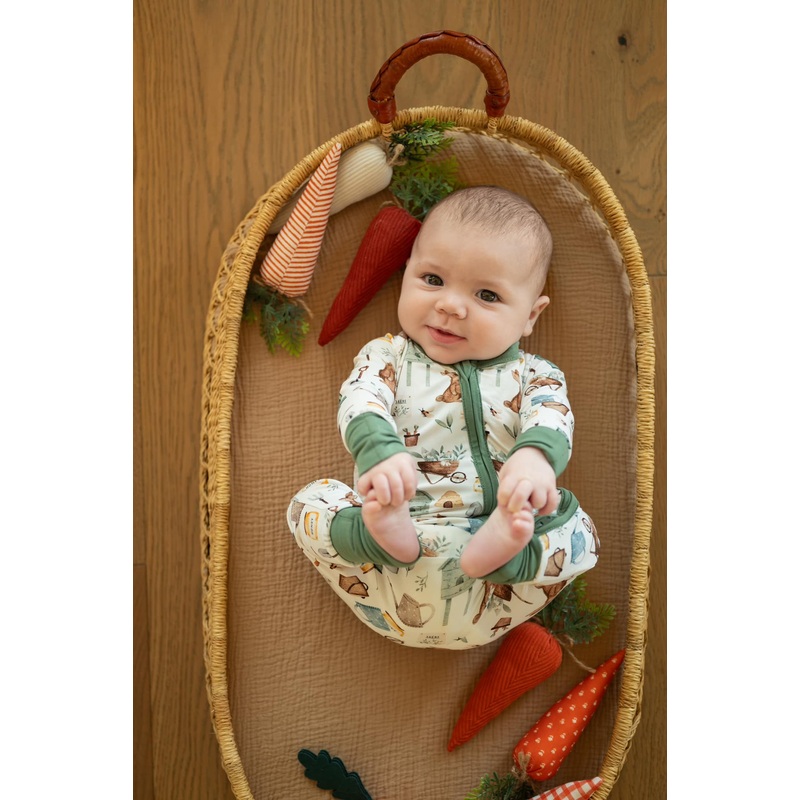Cottontail Garden Bamboo Zippy Romper