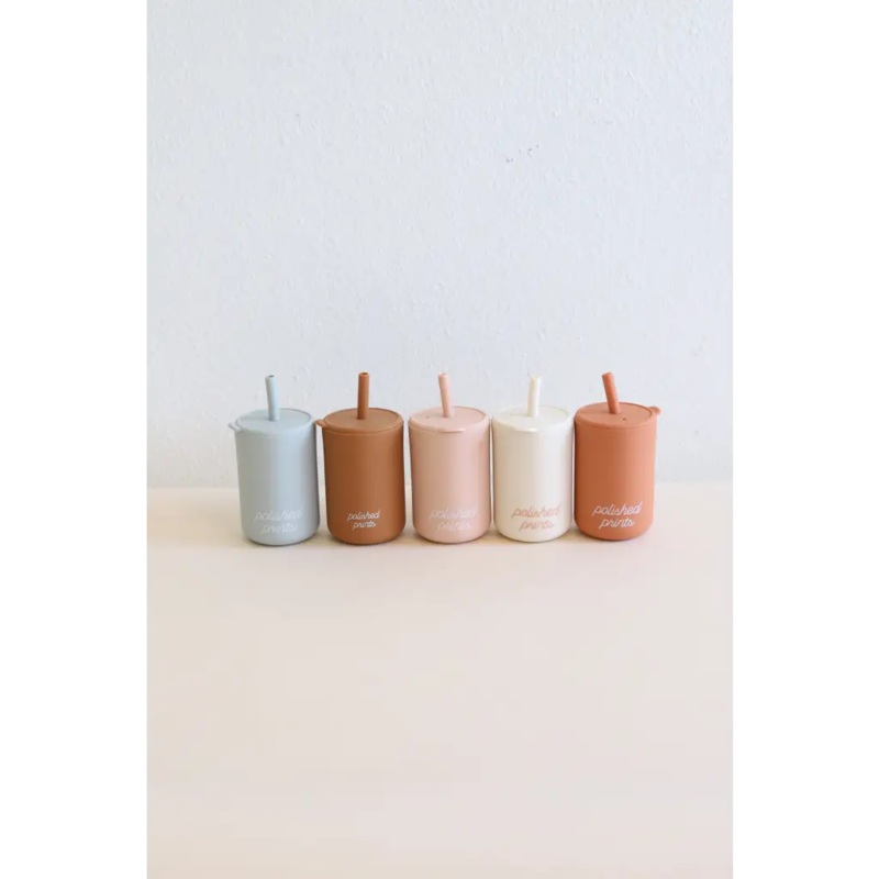 Mini Silicone Straw Cups for Kids