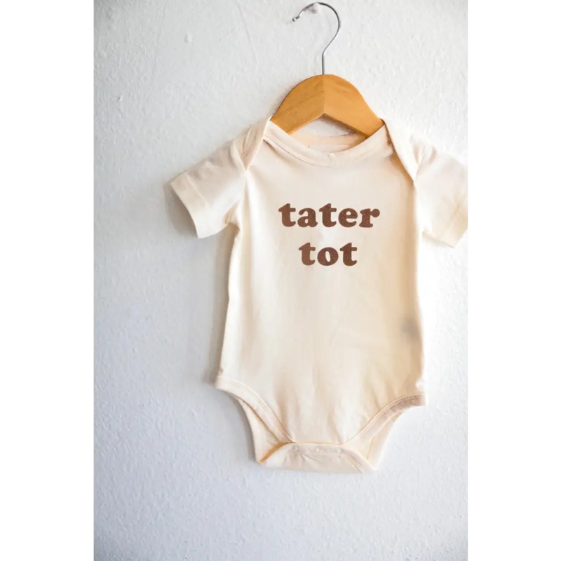 Tater Tot Organic Cotton Baby Onesie
