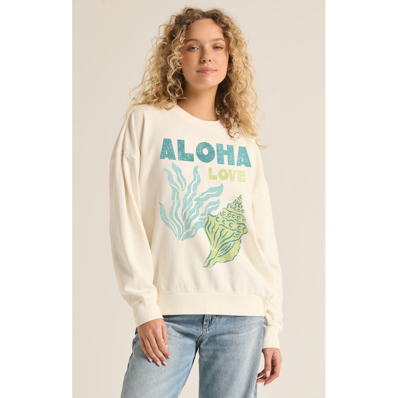 ALOHA SUNDAY SWEATSHIRT|X-Small|Small|Medium|Large|X-Large