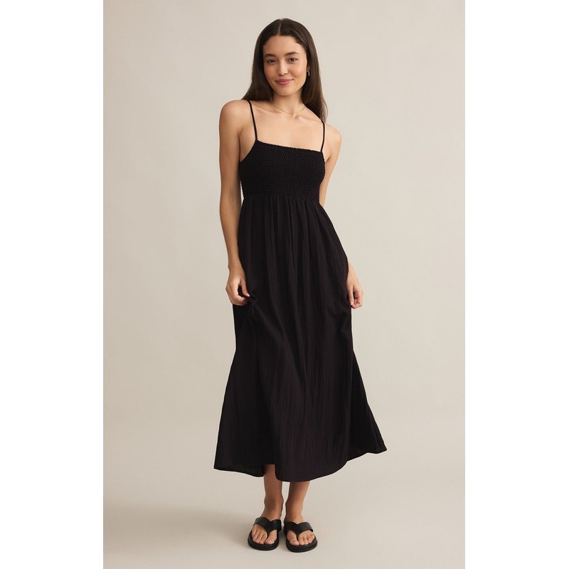 BEACHSIDE MIDI DRESS|X-Small|Small|Medium|Large|X-Large|Black|Heartbreaker Pink|Riviera