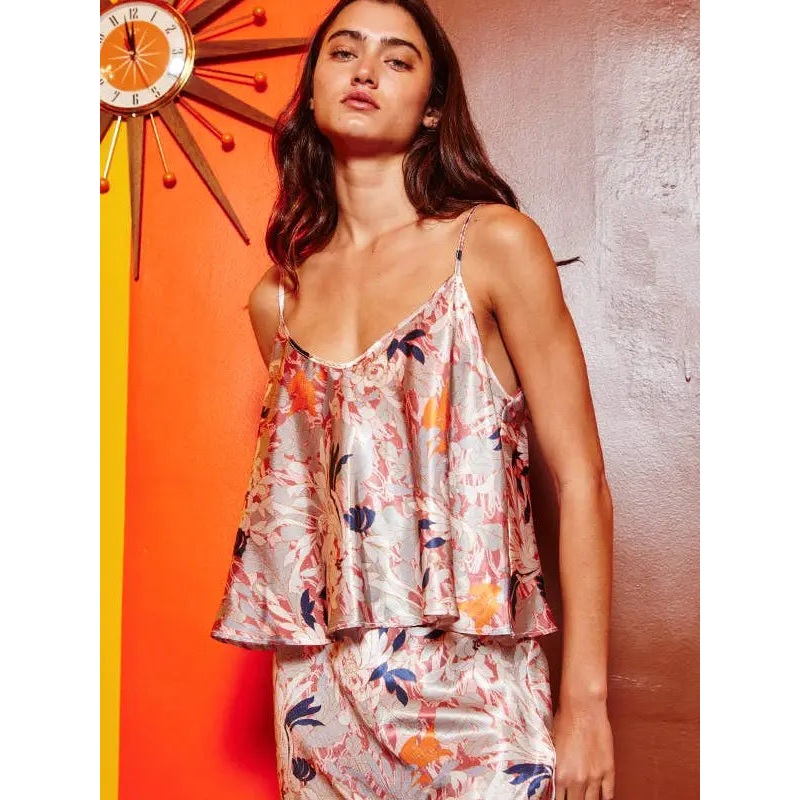 Florentina Satin Tank|Small|Medium|Large