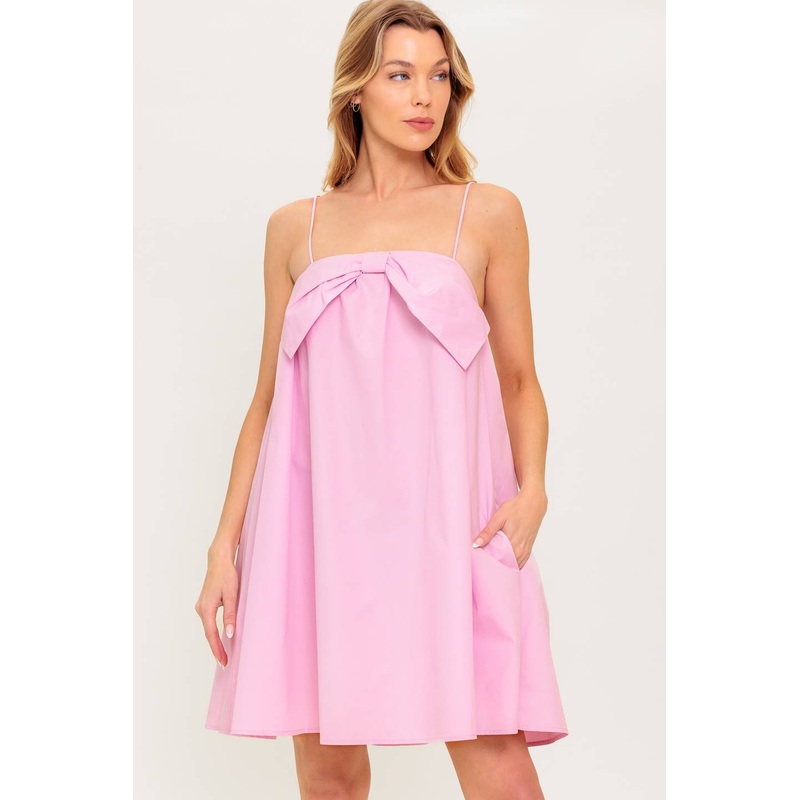 INVESTED IN YOU WOVEN MINI DRESS