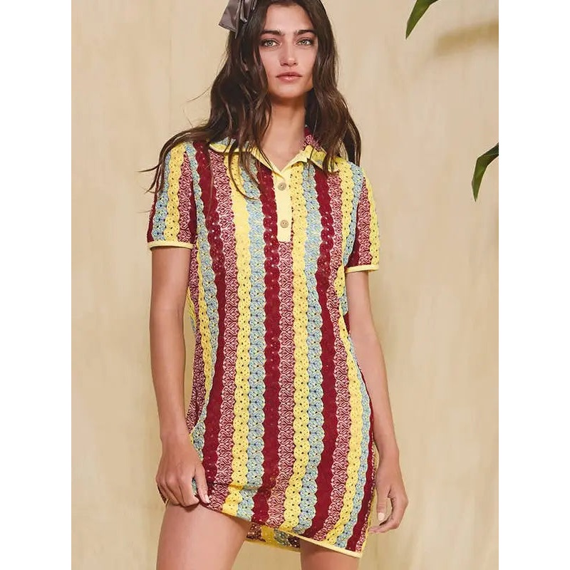 Iris Crochet Dress|Small|Medium|Large