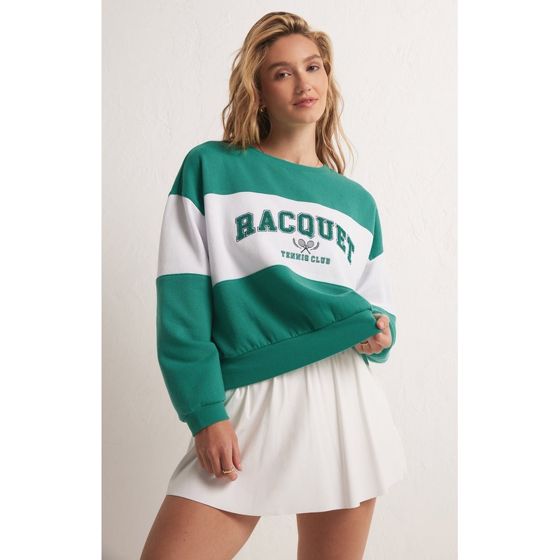 RACQUET SWEATSHIRT|X-Small|Small|Medium|Large|X-Large