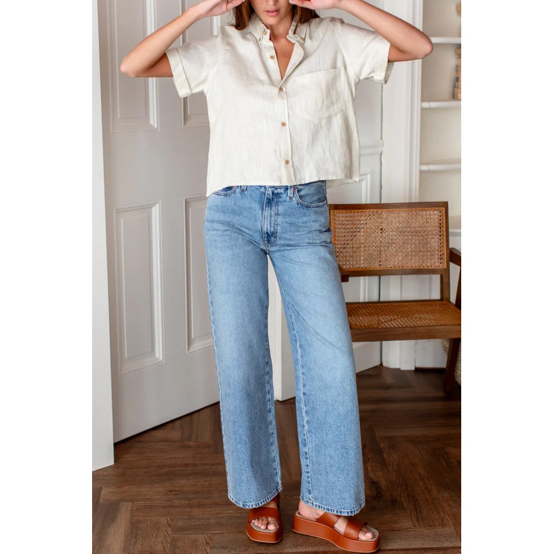 Perfect Wide Leg|Washed Indigo 2|25|26|27|28|29