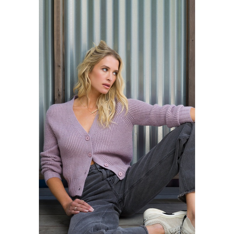 SUNSHINE MUTED MAUVE CARDIGAN|XS|Small|Medium|Large|XL|Muted Mauve