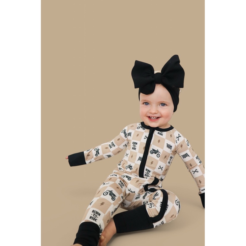 BORN TO RIDE DREAM ROMPER|Preemie|NB|0-3M|3-6M|6-12M|12-18M|18-24M|2T|3T