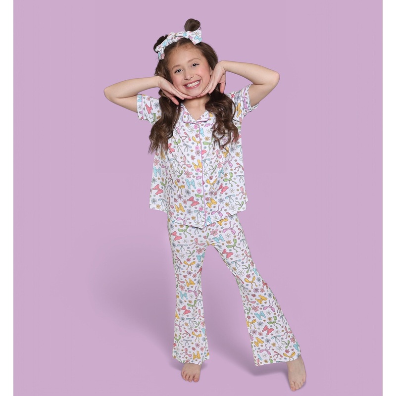 BOW GARDEN DREAM GIRL’S FLARE SET