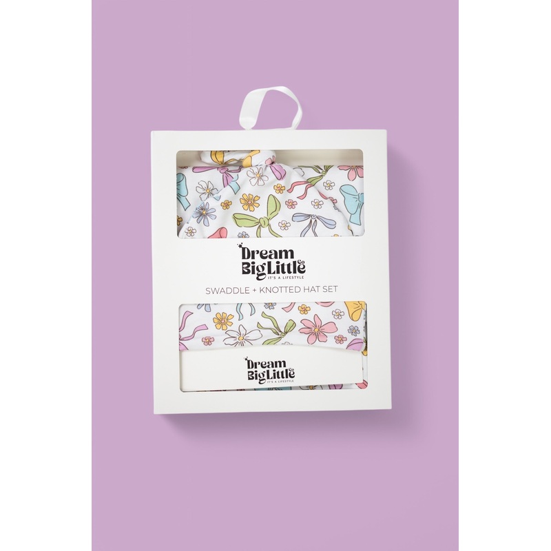 BOW GARDEN DREAM SWADDLE & BEANIE