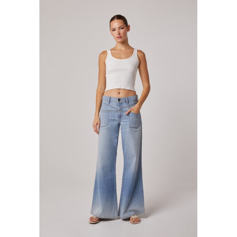 Cary high rise wide leg jeans|Blue|24|25|26|27|28|29|30|31