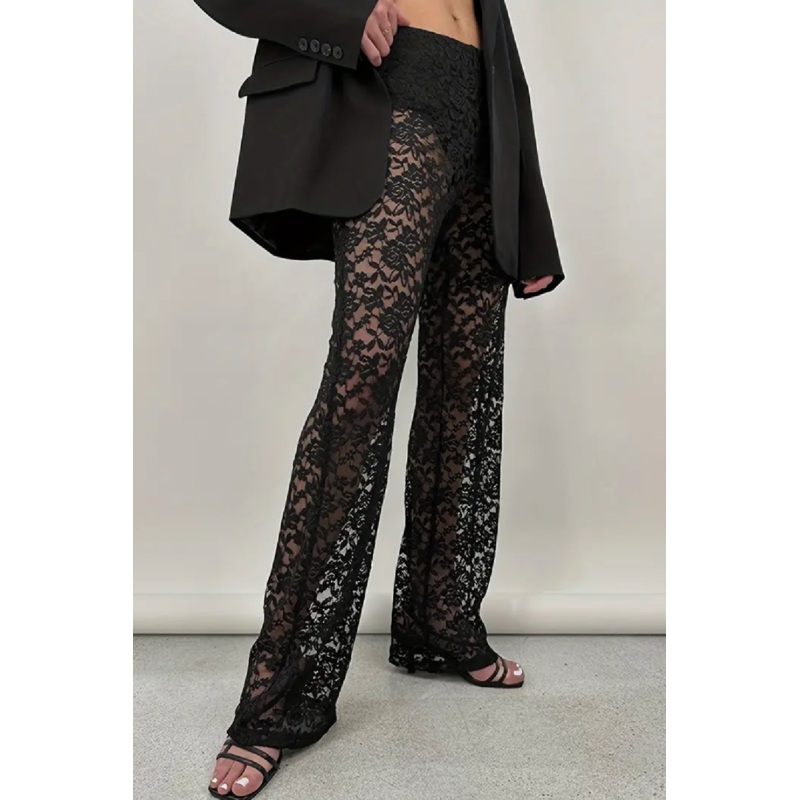 Lace pants|Black|S|M|L
