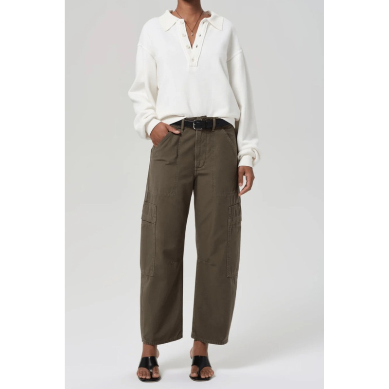 Marcelle Low-Slung Cargo|Brown|24|25|26|27|28|29|30