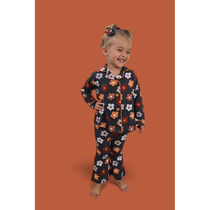 NEUTRAL DAISIES DREAM GIRL’S FLARE SET