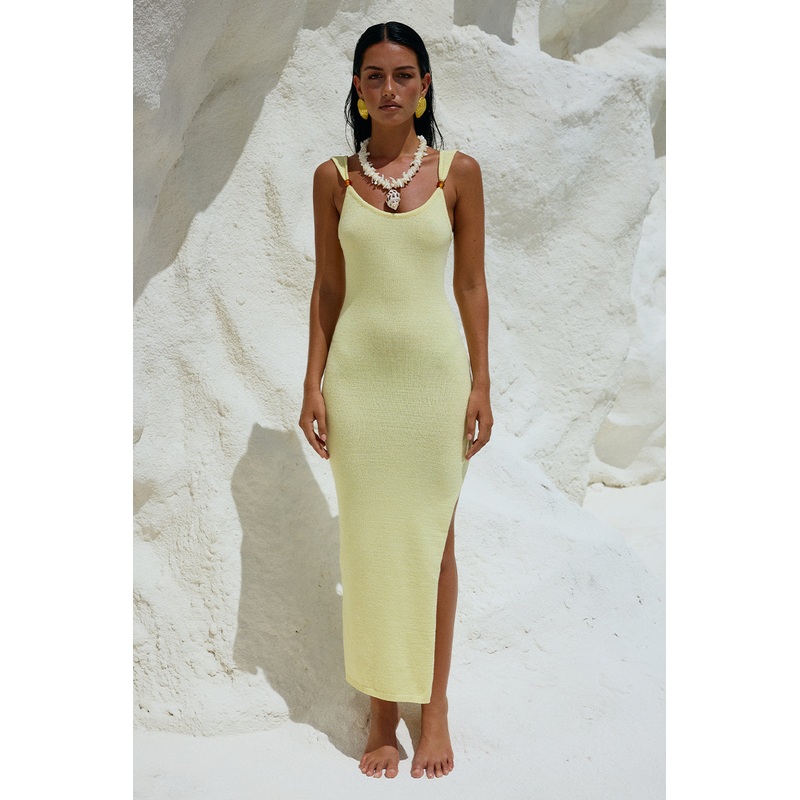 TAKITA MAXI DRESS|XS|S|M|L|XL|YELLOW