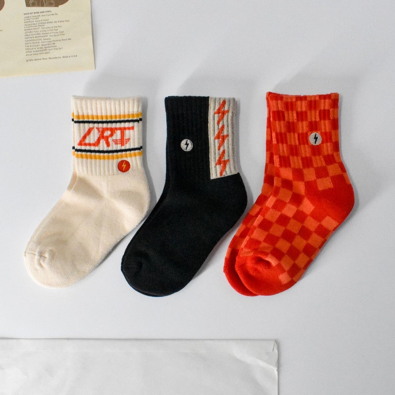3-PACK SOCKS – RETROGRADE|Small Toddler (1-3T)|Big Toddler (3-5T)|Youth (5-8T)