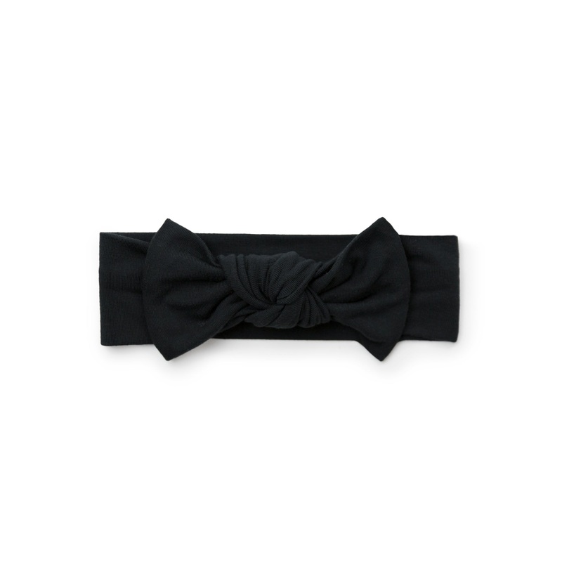 Black Headband Bow