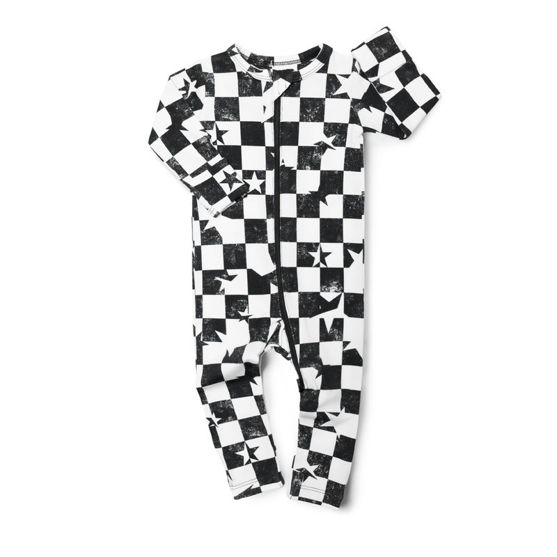 Black & White Checkered Star LUXIE