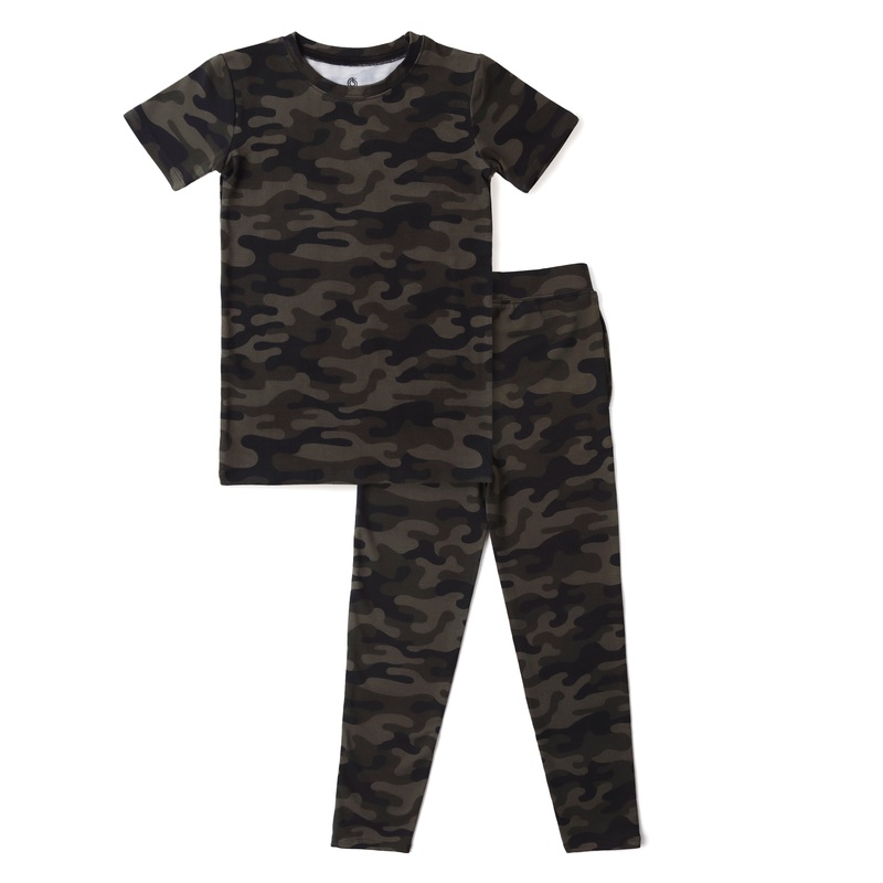 Dark Camo Two-Piece Set|2T|3T|4T|5/6Y|7/8Y|9/10Y|Short Sleeve|Long Sleeve