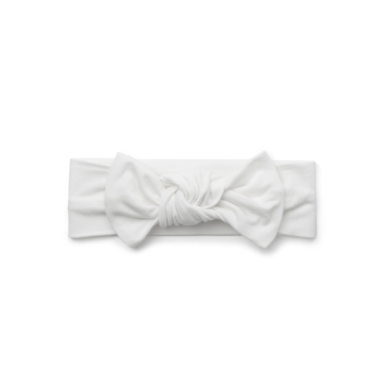Ivory Headband Bow
