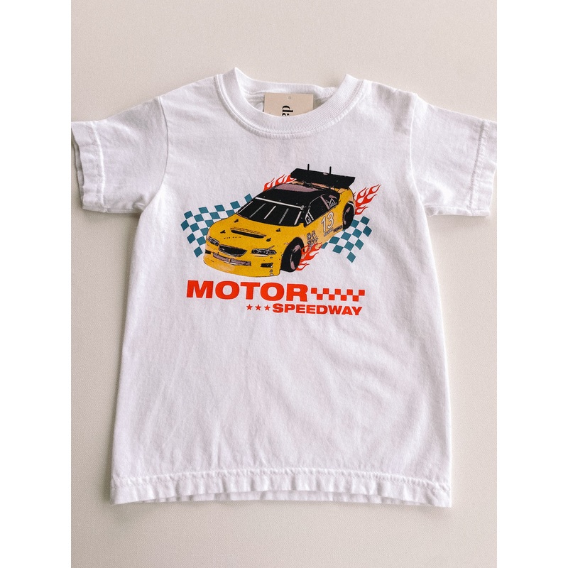 motor speedway tee|2-3Y (XXS)|4-5Y (XS)|6-8Y (S)