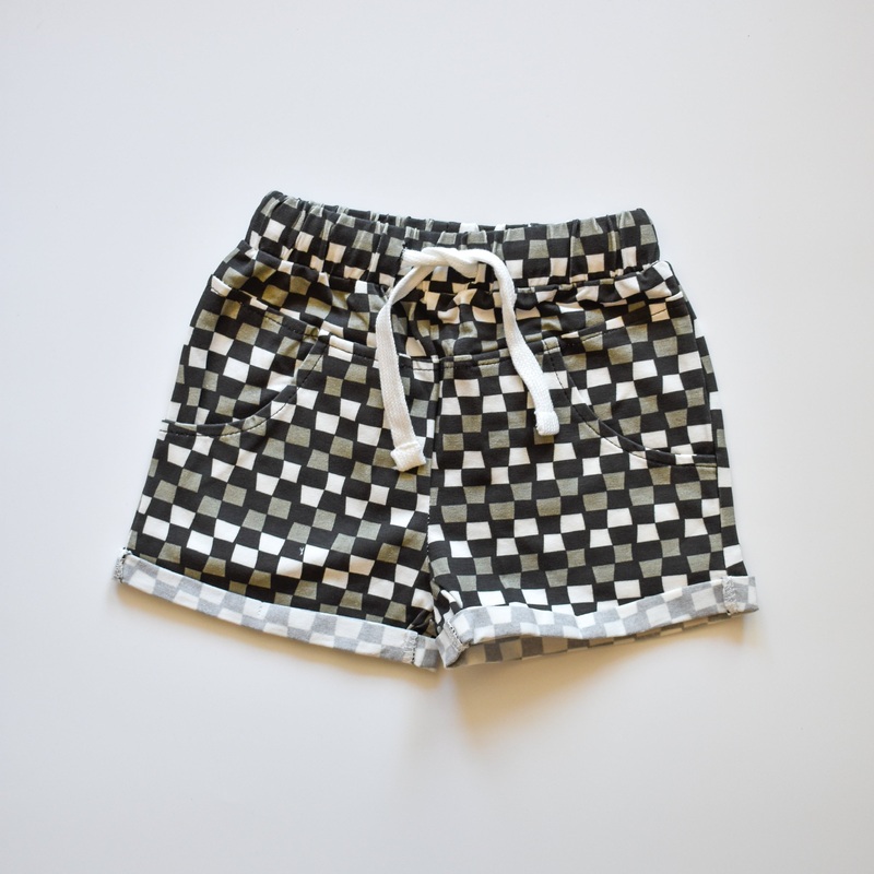 [PRE-ORDER] CHECK ‘YA LATER SHORTS – BLACK/GREY