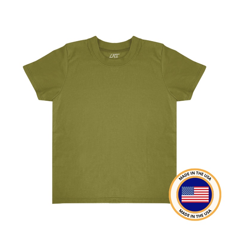 RAD ORGANICS COTTON TEE – MILITARY GREEN