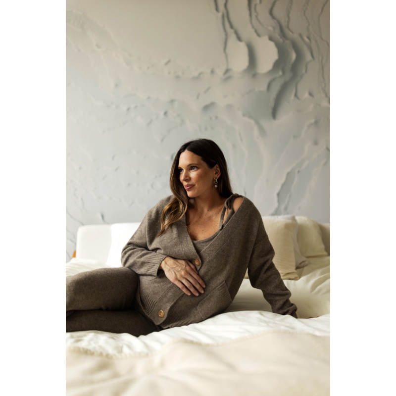 Renee Sweater Cardigan|Camel|Beige|Yurt|Darshan|XS|S|M|L|XL