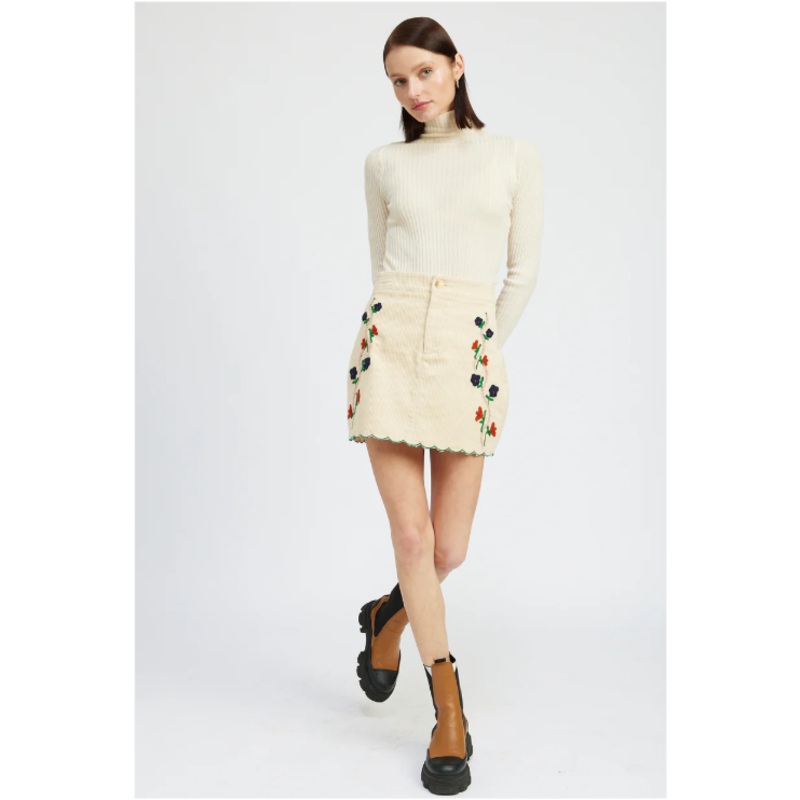 Sveta Corduroy Mini Skirt|Small|Medium|Large