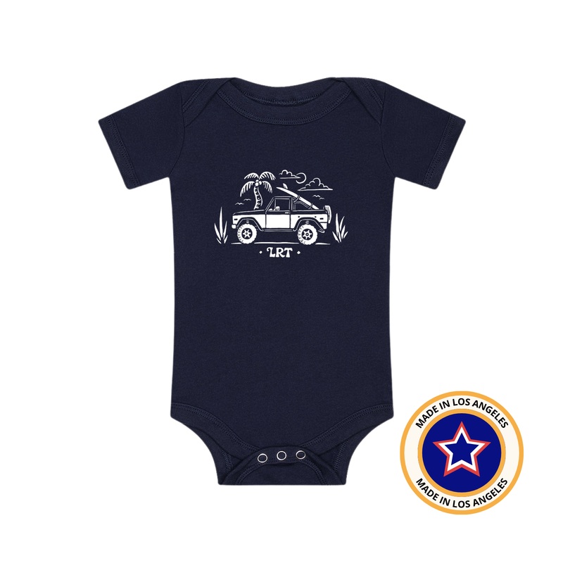 THE BRONCO OLD SCHOOL ONESIE – NAVY