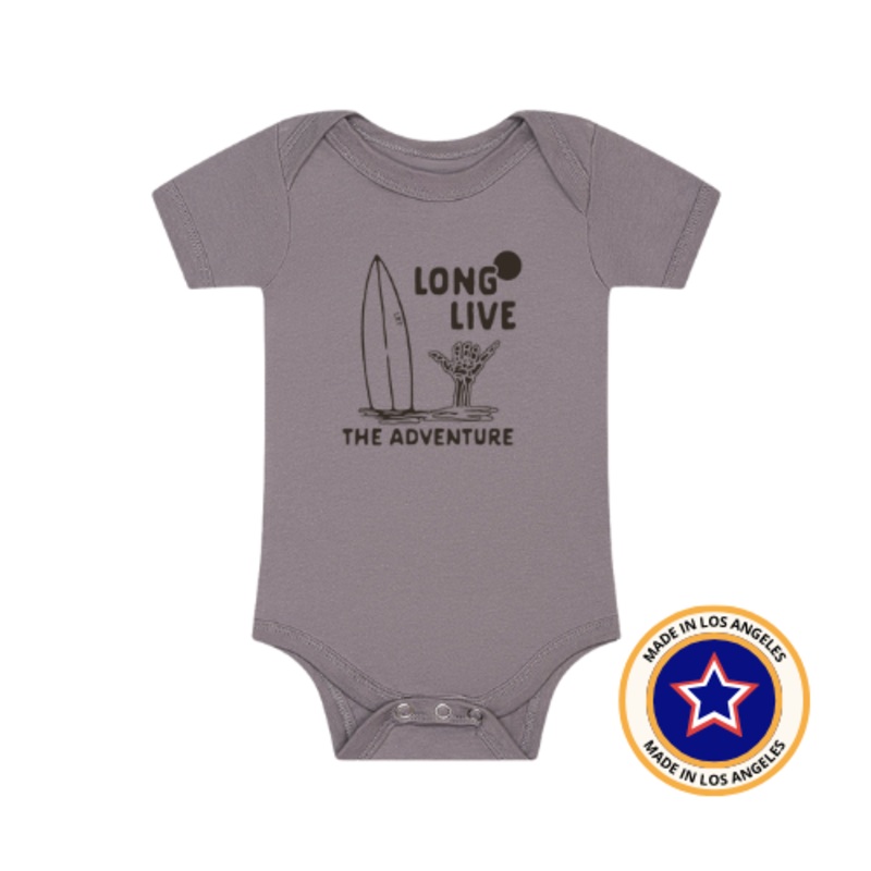 THE LONG LIVE ADVENTURE ONESIE – GREY