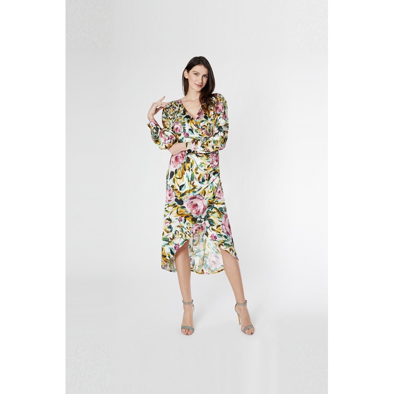 The Selina Dress|XS|S|M|L|XL|Pink Peony|Tropical Royal|Luxe Zebra|Queen Leopard|Default