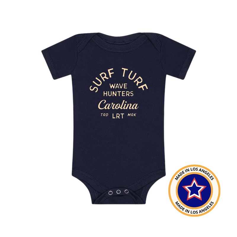 THE WAVE HUNTER ONESIE – NAVY|0-3M|3-6M|6-12M|12-18M|18-24M