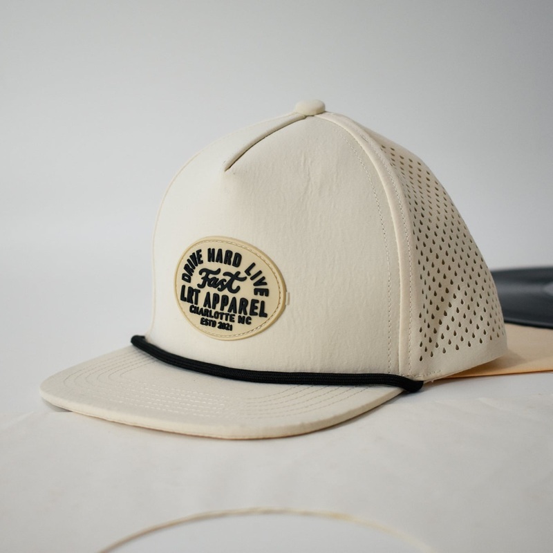 WATERPROOF APEX SNAPBACK HAT – CREAM