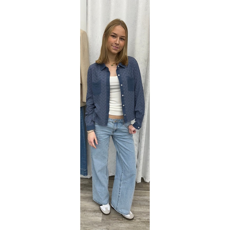 Aegean Gauze Shirt|Extra Small|Small|Medium|Large