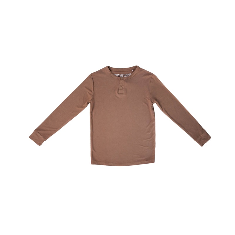 Brown | Everyday Boy’s Henley|6/7Y|8/9Y|10/12Y