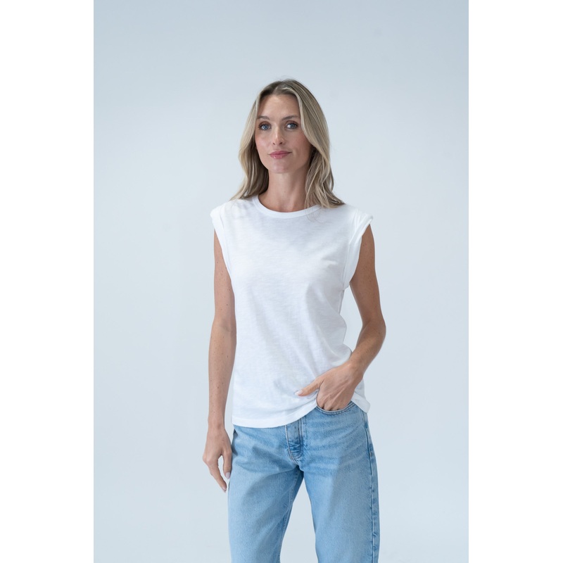 Caroline Twist Tee White|Extra Small|Small|Medium|Large