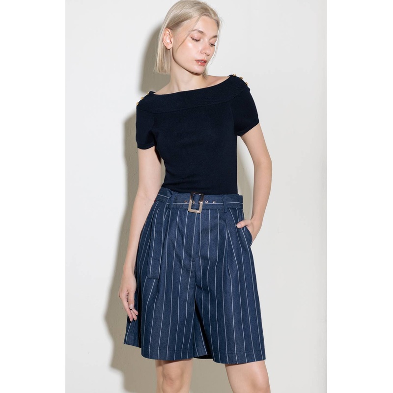 HOLD JOY IN INDIGO WOVEN PANTS