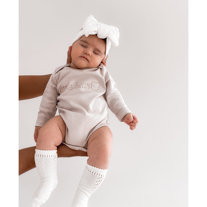 Little Bear Bodysuit|Newborn|0-3m|3-6m|6-12m|12-18m|18-24m|Oat
