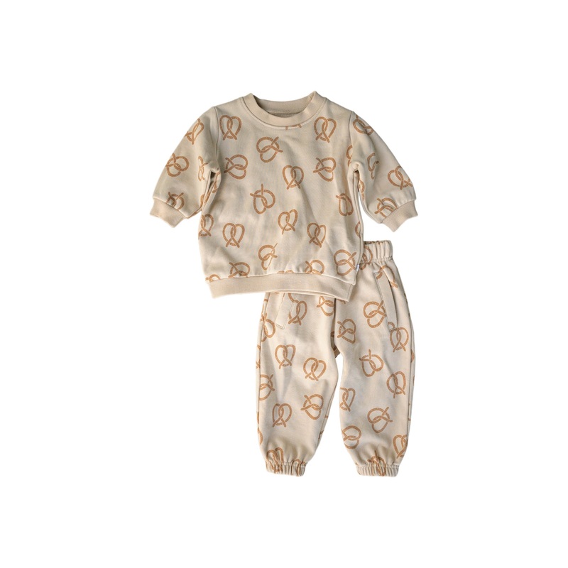 Pretzel | Terry Two Piece Set|6-12M|12-24M|2/3T|4/5T|6/7Y|8/9Y|10/12
