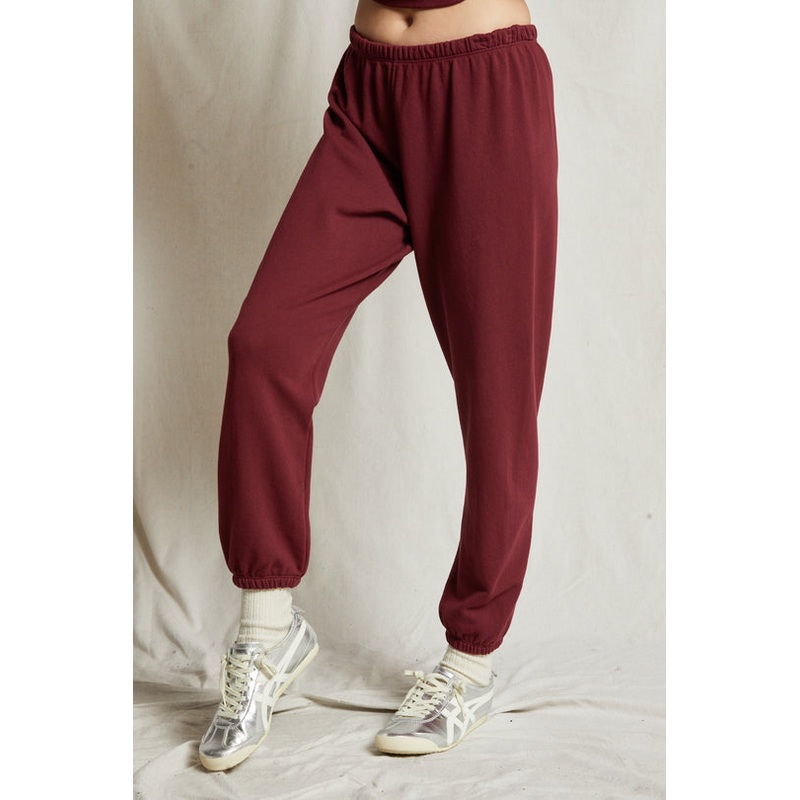 The Johnny Sweatpant Cranberry