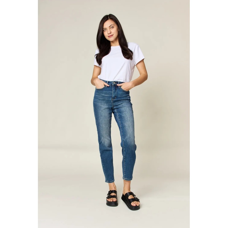 Tummy Control High Waist Slim Jeans