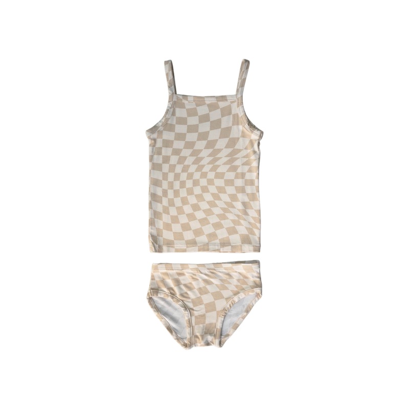 Wavy Checker | Cami Set|XS- 2/3T|S- 4/5T|M- 6/7|L- 8/9|XL- 10/12