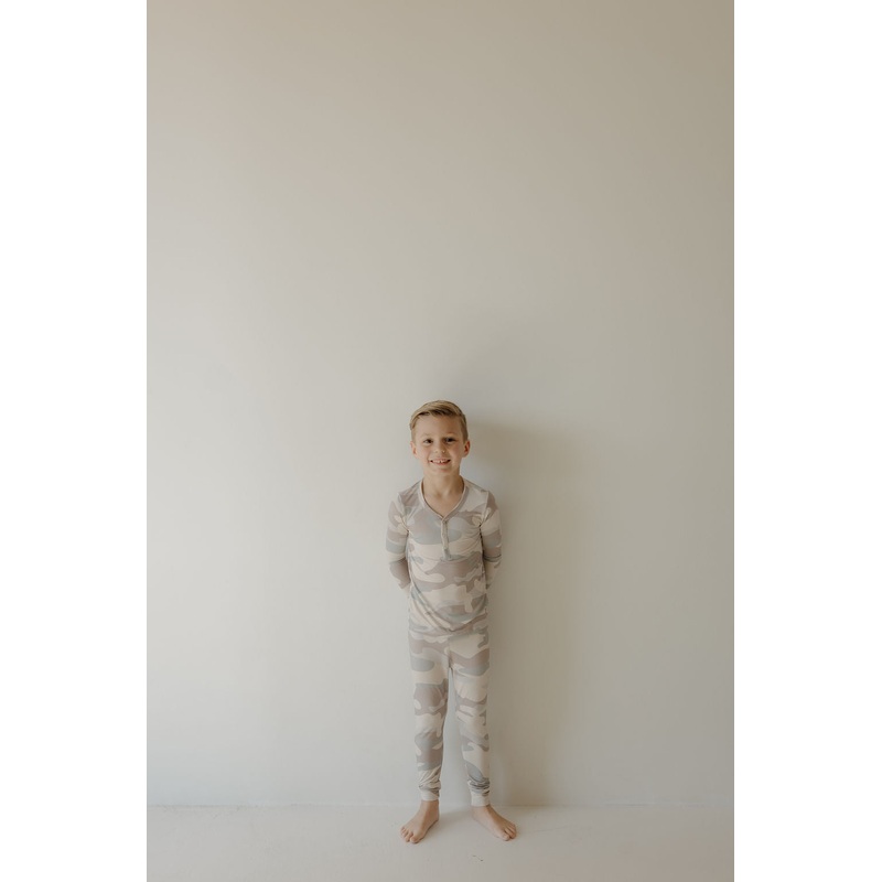 Bamboo Two Piece Pajamas | Camo