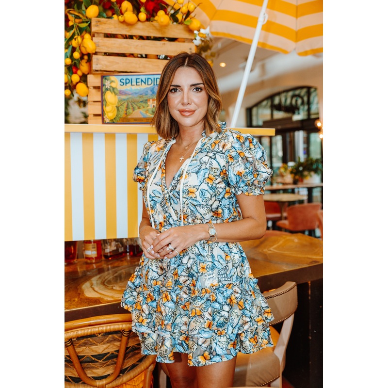 Clementine Elastic Waist Mini Dress – Meadow