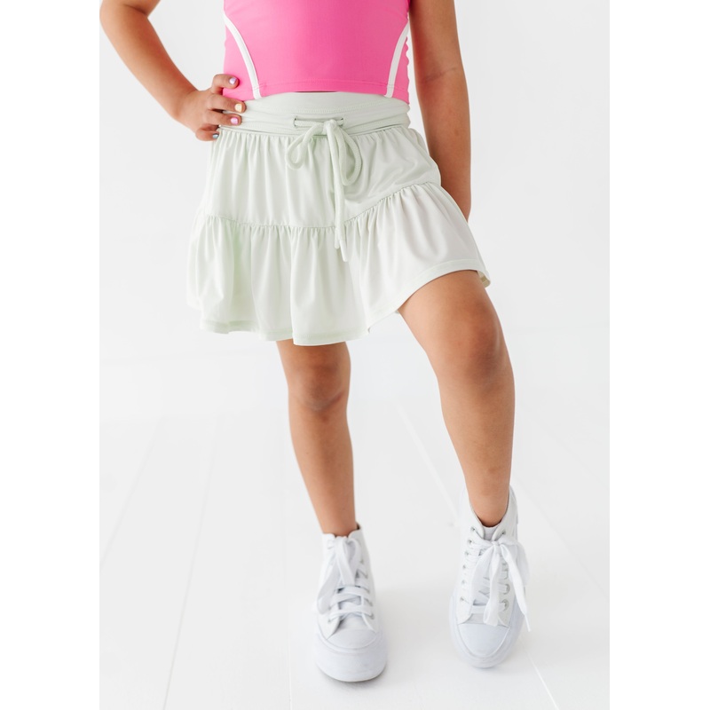 Hint of Mint | 2-tiered Skort|12/18 months|18/24 months|2T|3T|4T|5T|6T|7 years|8 years|10 years|12 years